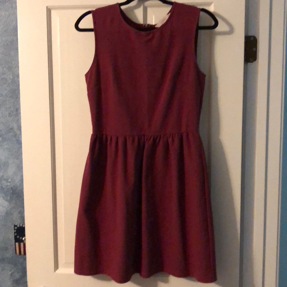 Burgundy Dress